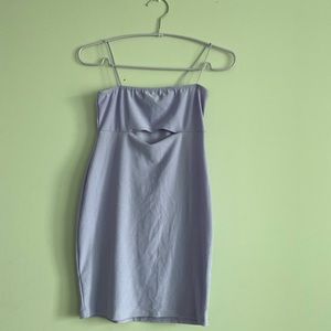 Purple mini boohoo dress